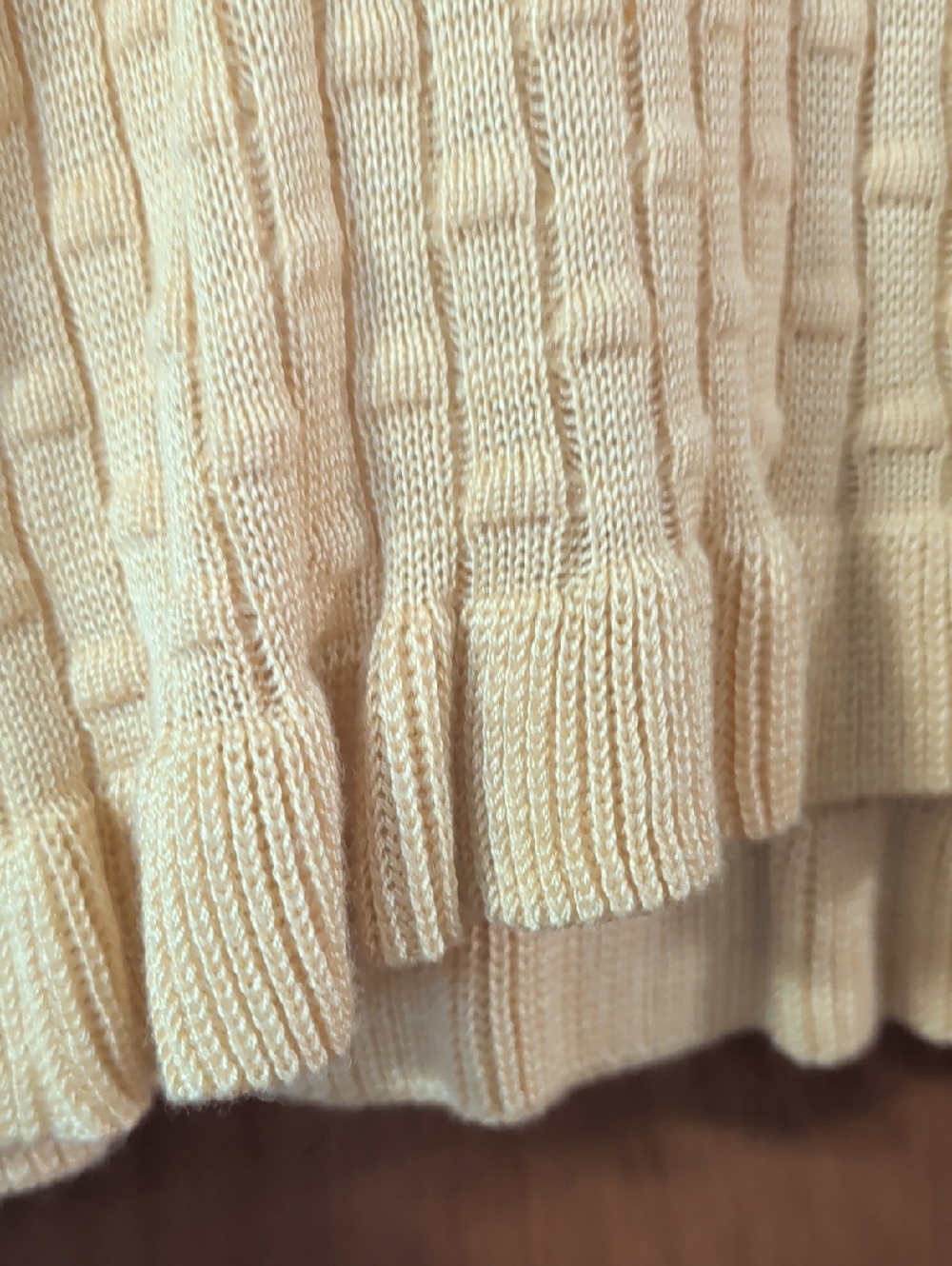 Max Studio Yellow Short-Sleeve Ribbed Knit Top - Picture 2 of 7